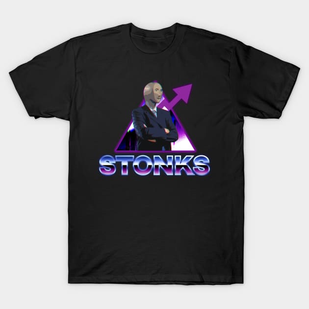 Stonks Aesthetic T-Shirt by giovanniiiii